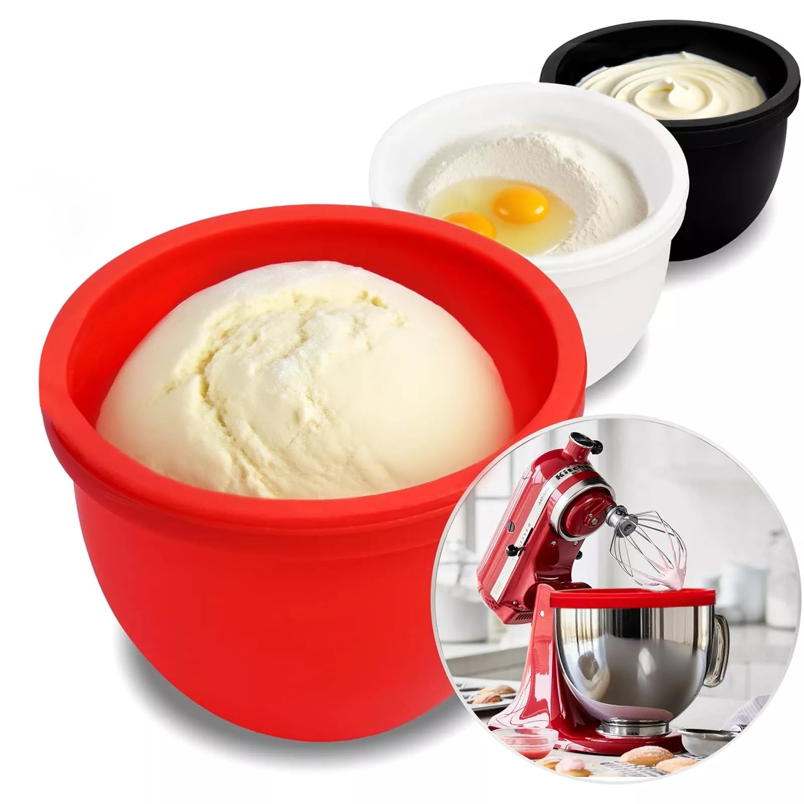 BowlEase™ Quick-Swap Baking Bowl Liners